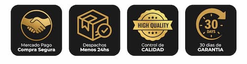 Compra Segura · Despachos 24hs · Control de Calidad · 30 días de Garantía